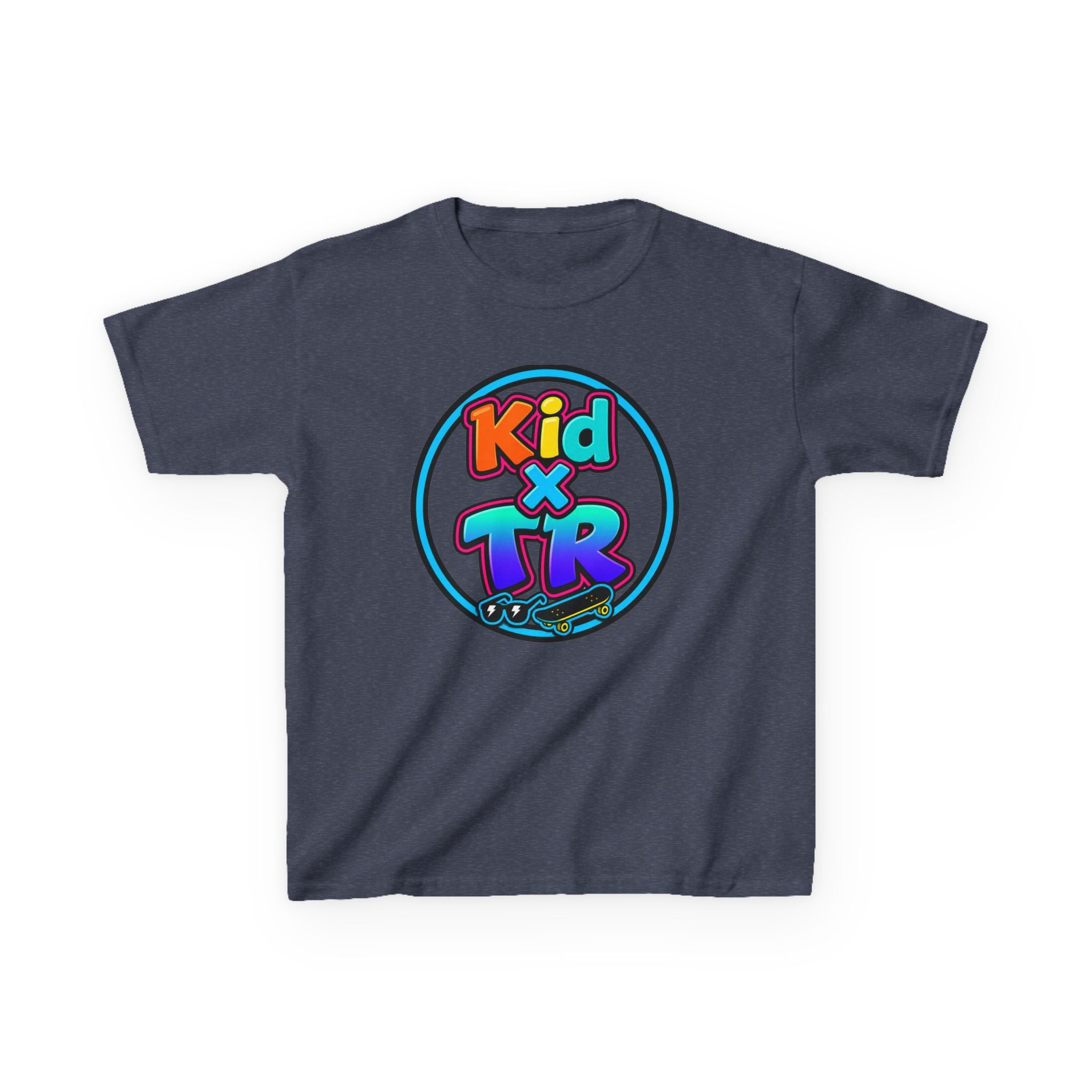 KIDXTR Kids T-Shirt  - Colorful Logo Graphic Tee