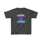 Kids Gaming T-Shirt — 'Level 8 Legend' Gamer Graphic Tee