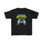 Kids Loading Birthday T-Shirt — 'Loading Birthday' Video Game Controller Graphic Tee