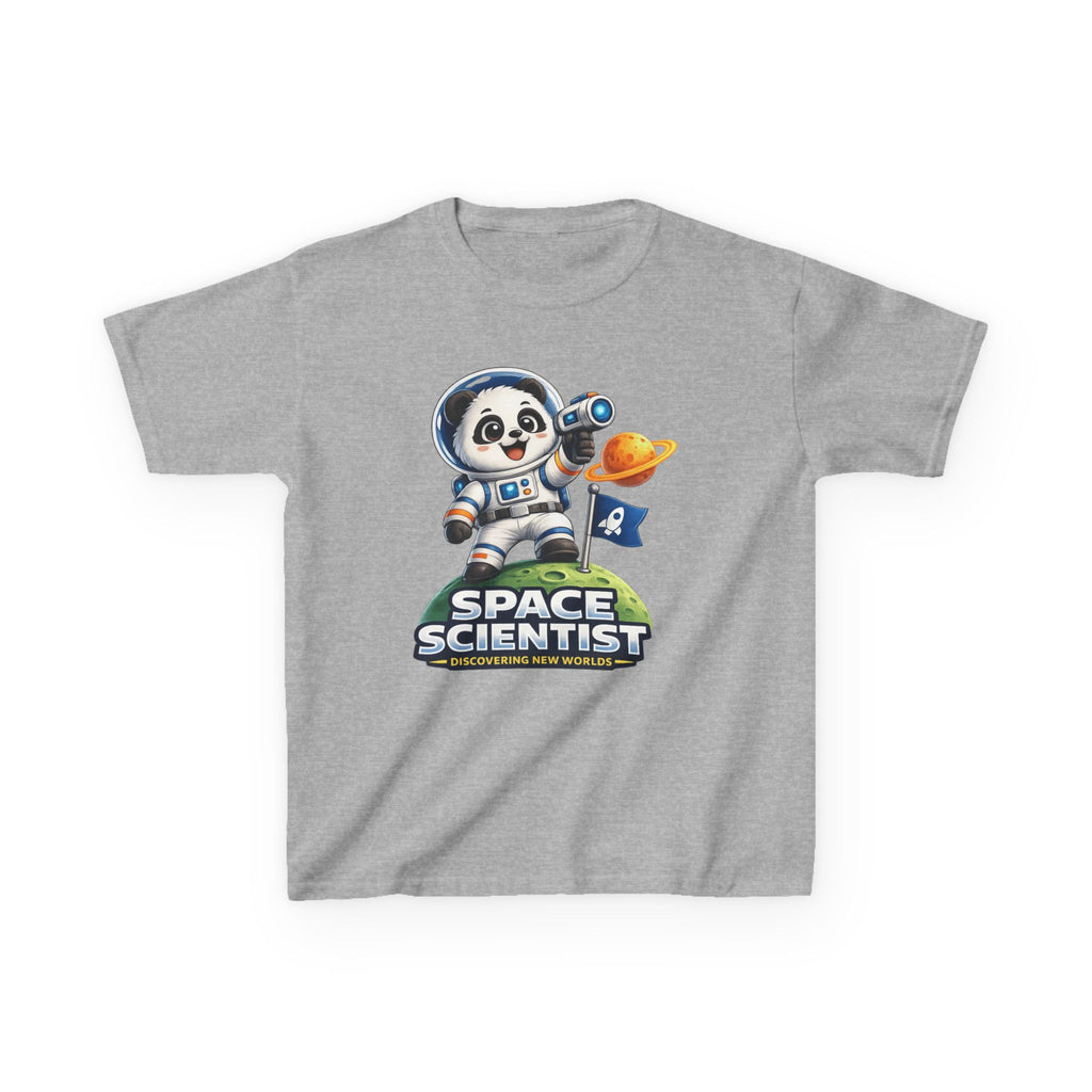 Kids Tee — 'Space Scientist' Panda Astronaut Shirt