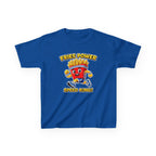Kids French Fry T-Shirt — 'Fries Power Speed King' Funny Cartoon Graphic Tee