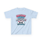 Kids Birthday T-Shirt — 'Birthday Quest Accepted' Gamer Birthday Graphic Tee