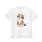 Kids Cat T-Shirt – Big-Eyed Kitten Graphic Tee