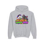 Kidxtr™ Kids Halloween Hoodie — 'Candy Crew' Halloween Graphic Hoodie