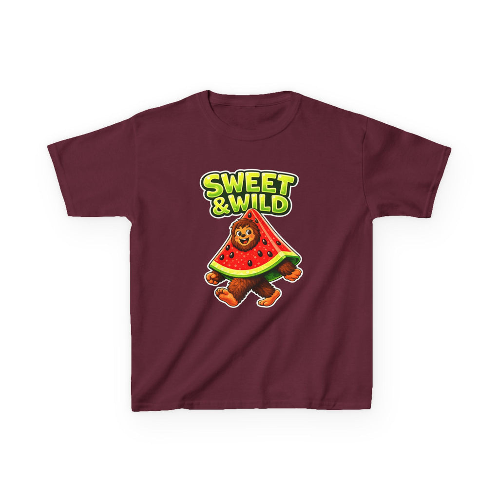 Kids Watermelon T-Shirt — 'Sweet & Wild' Fun Fruit Graphic Tee