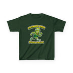 Kids T-Shirt — "Cucumber Power Speed Racer" Cute Cartoon Veggie Tee for Children