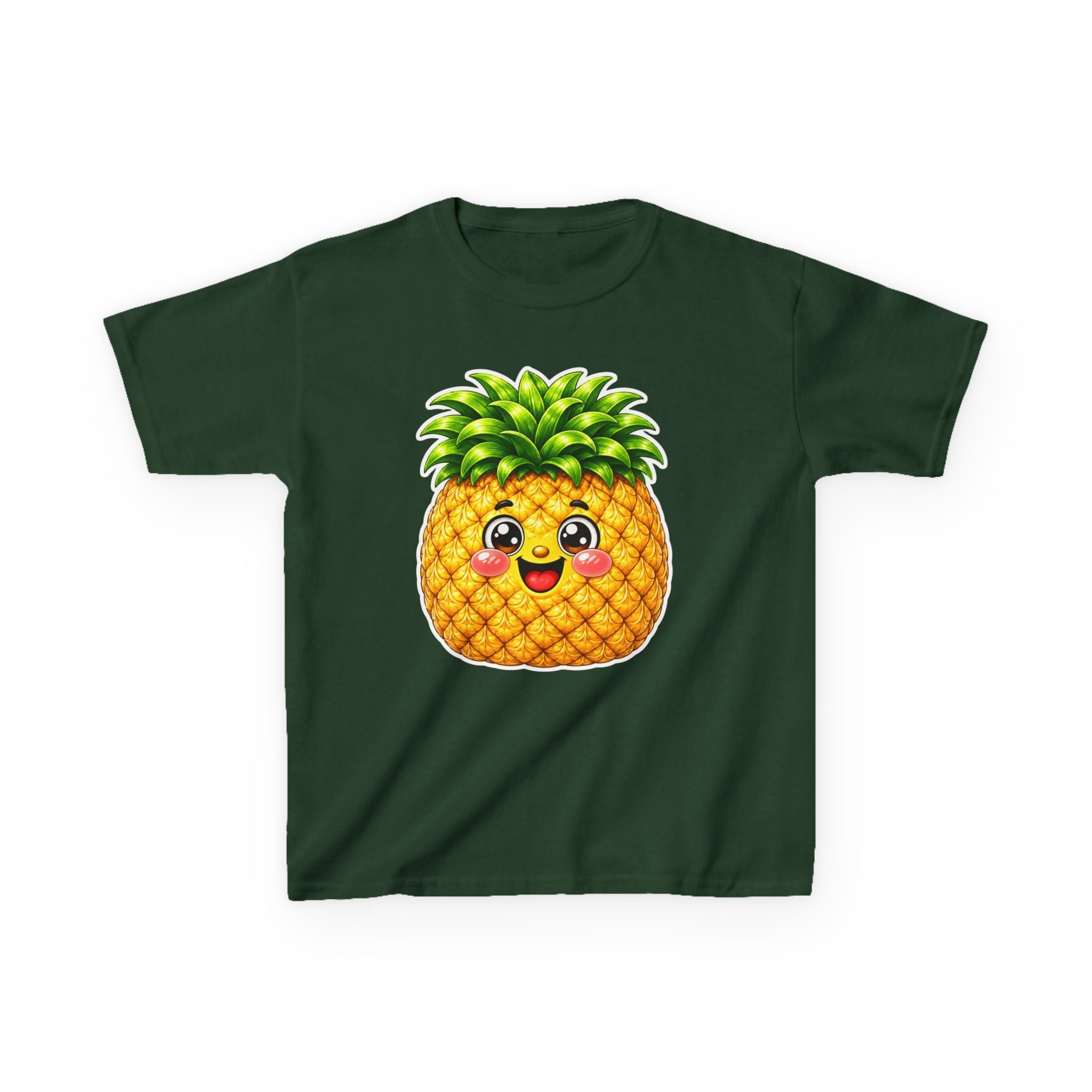 Kids Pineapple T-Shirt — 'So Sweet' Cute Pineapple Face Fruit Graphic Tee