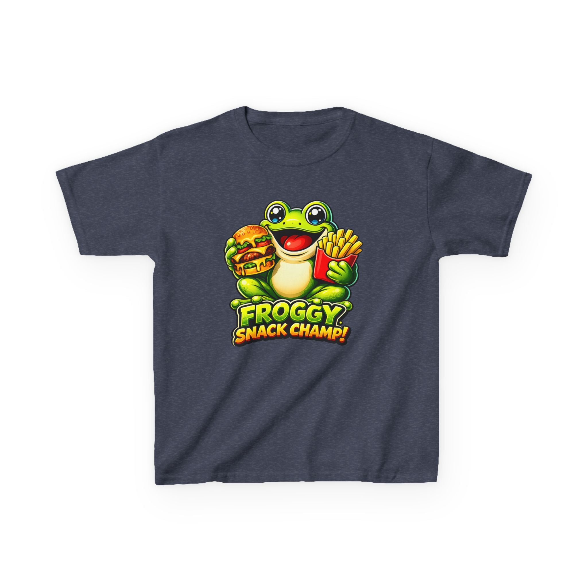 Kids Frog T-Shirt – Froggy Snack Graphic Tee