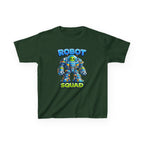 Robot Squad Kids T‑Shirt — Colorful Cute Mech Tee for Boys & Girls