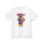 Kids Patriotic T-Shirt — 'Freedom Looks Good on Me' USA Dog Graphic Tee