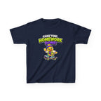Kids Back-to-School T-Shirt — 'Game Time, Homework Done!' Skateboard Duck Graphic Tee
