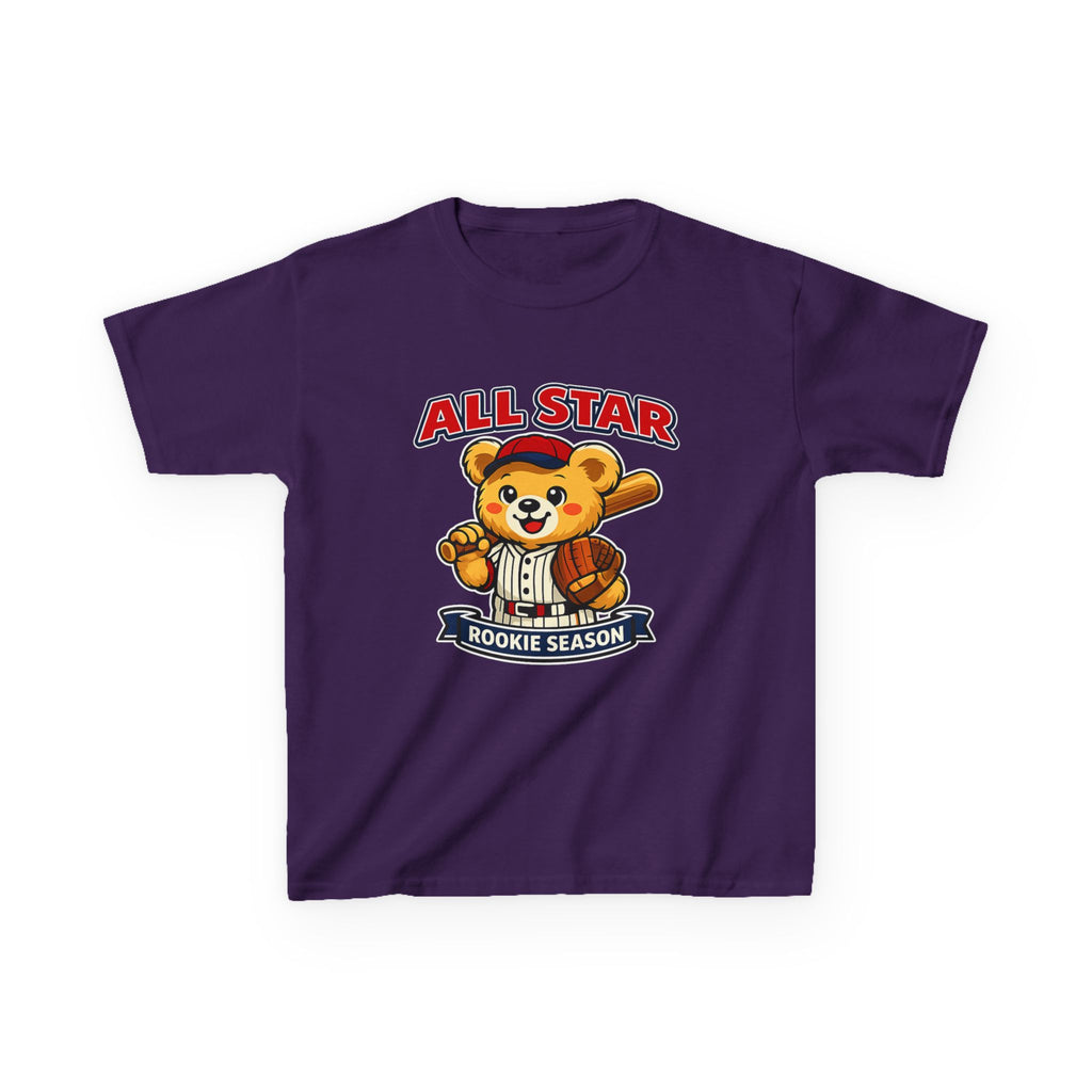 Bear Baseball - Kids T Shirt