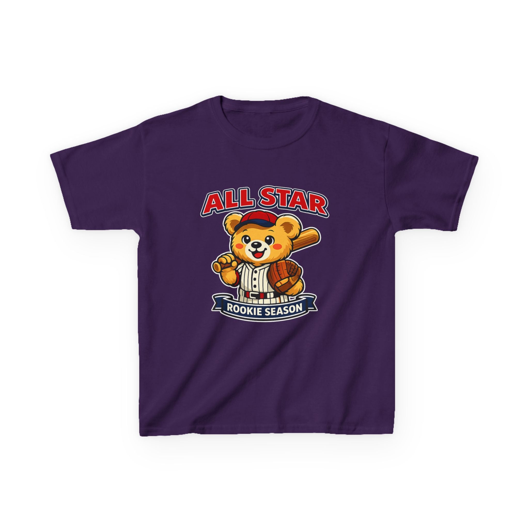Bear Baseball - Kids T Shirt