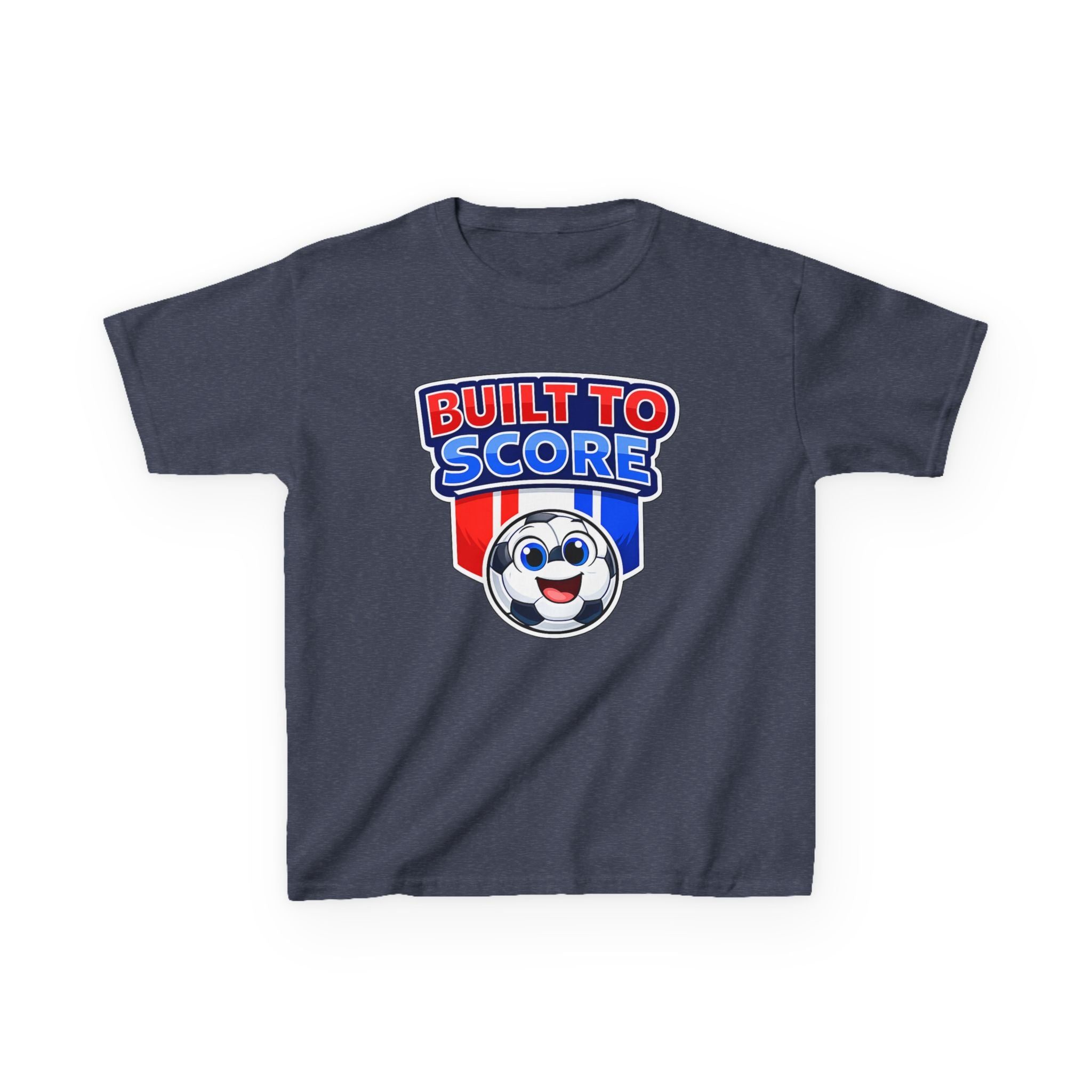Kids Soccer T-Shirt – Built to Score Graphic Tee