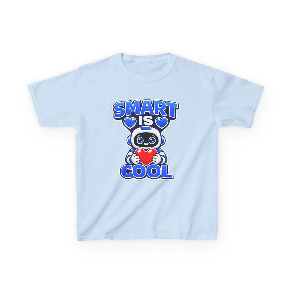 Kids Robot T-Shirt — 'Smart Is Cool' Graphic Tee