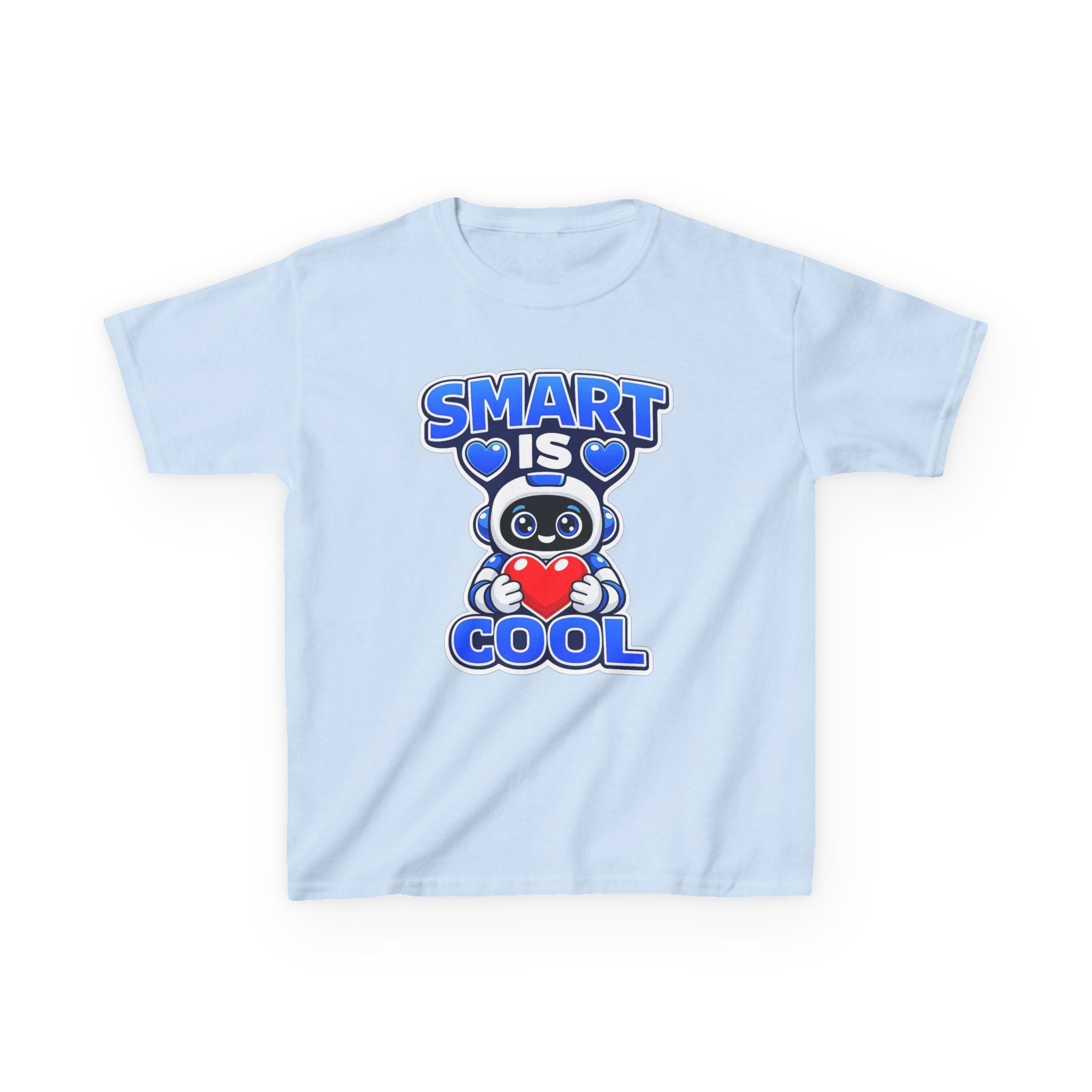 Kids Robot T-Shirt — 'Smart Is Cool' Graphic Tee