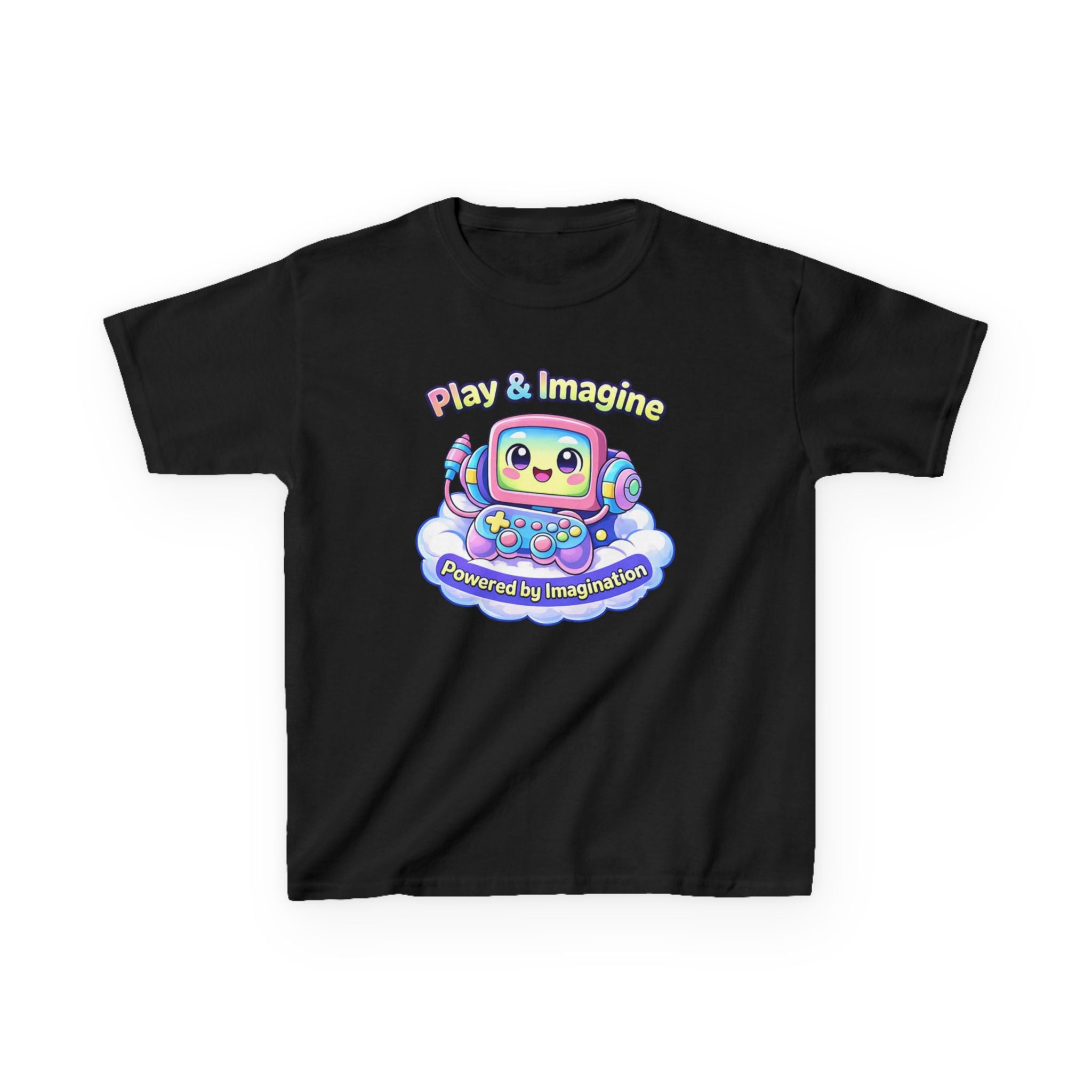 Kids Gamer T-Shirt – Colorful Controller Graphic Tee