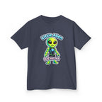 Kids Alien T-Shirt — 'Little Alien, Big Heart' Cute Space Graphic Tee