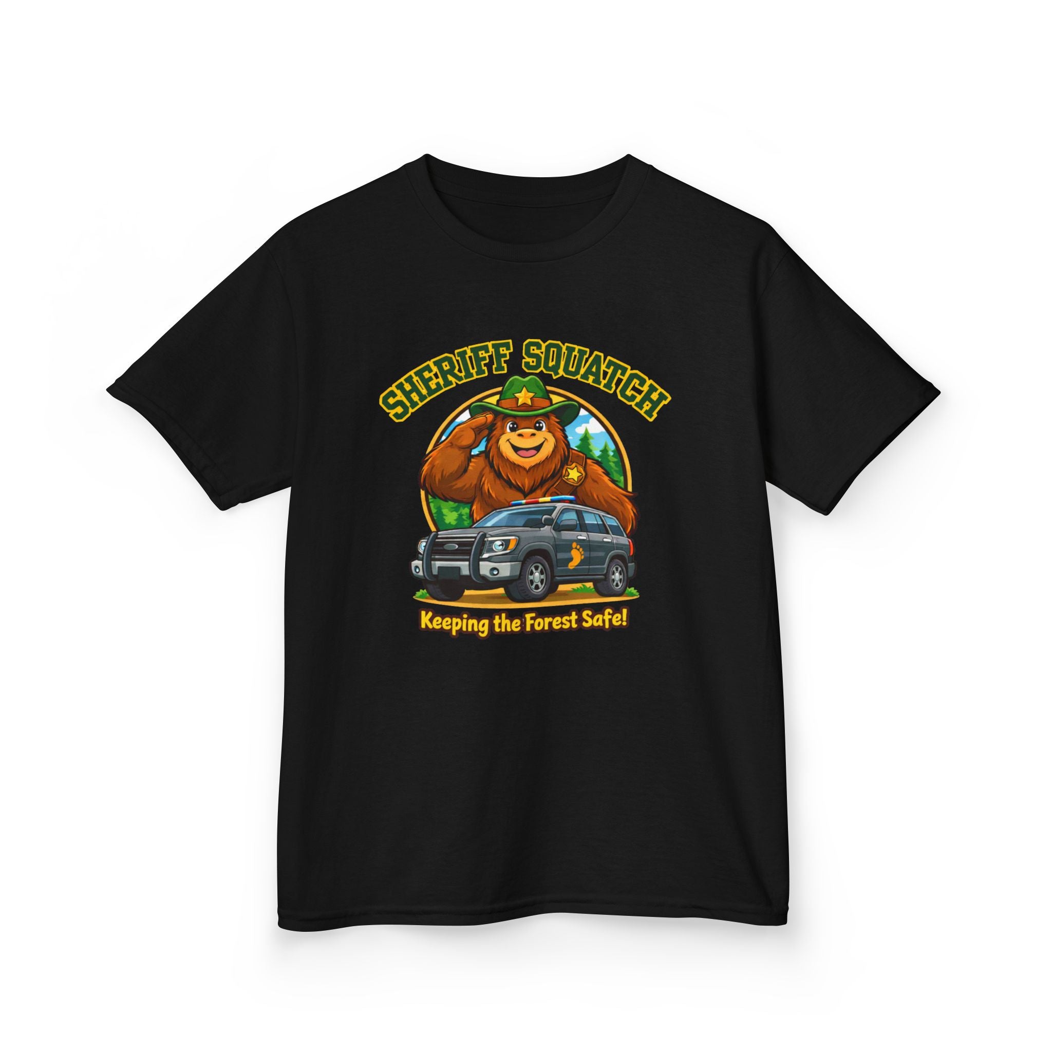 Kids Bigfoot T-Shirt – Sheriff Squatch Graphic Tee