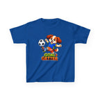 Kids Soccer T-Shirt — 'Goal Getter' Cute Puppy Soccer Graphic Tee