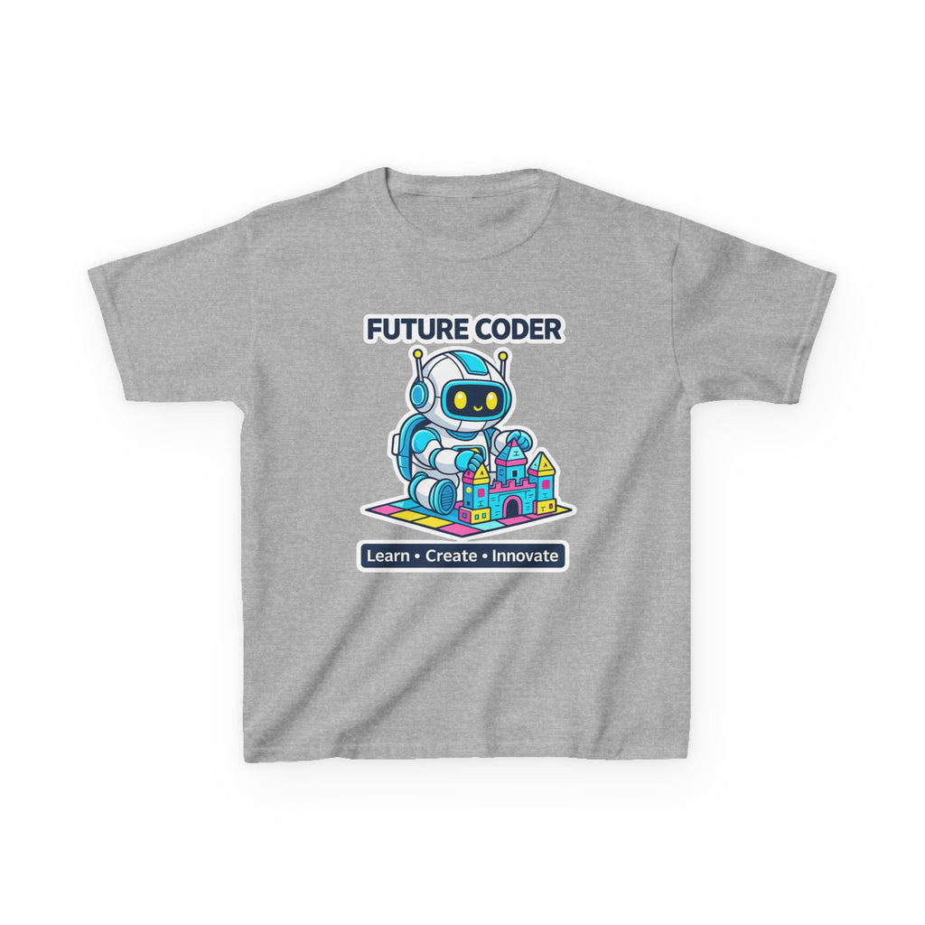 Kids Coding T-Shirt – Future Coder Robot Graphic Tee 2