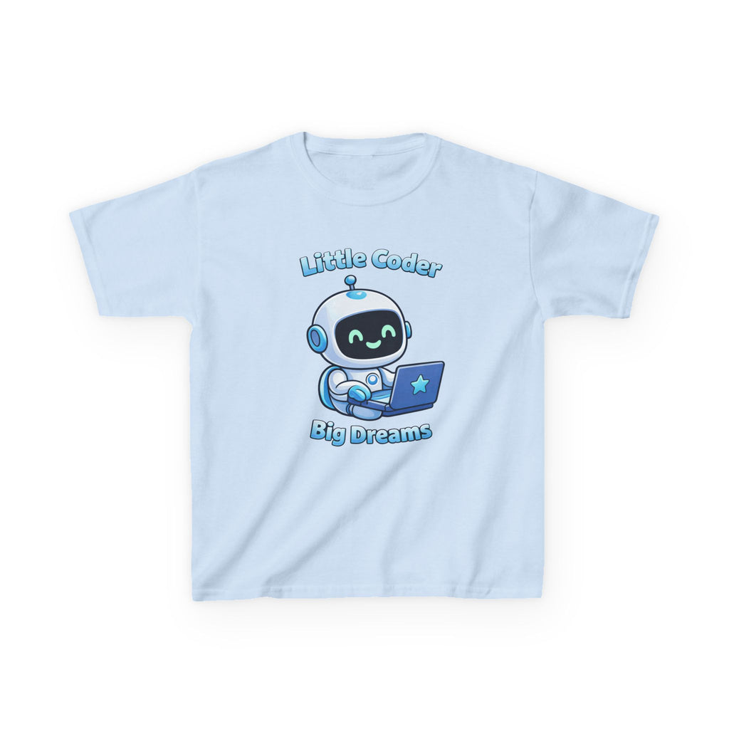 Kids Coding T-Shirt – Little Coder Big Dreams Graphic Tee