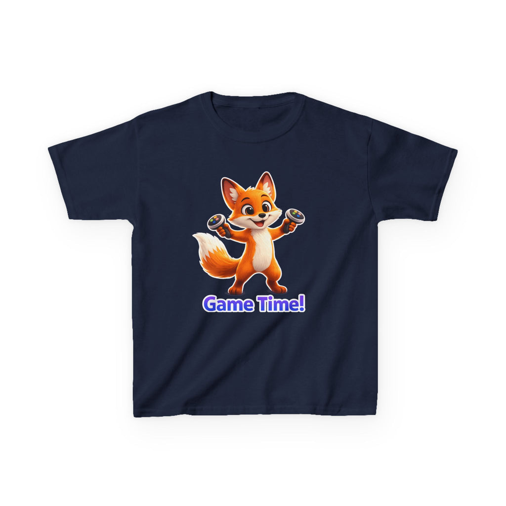 Kids Gamer T-Shirt – Fox Game Time Graphic Tee
