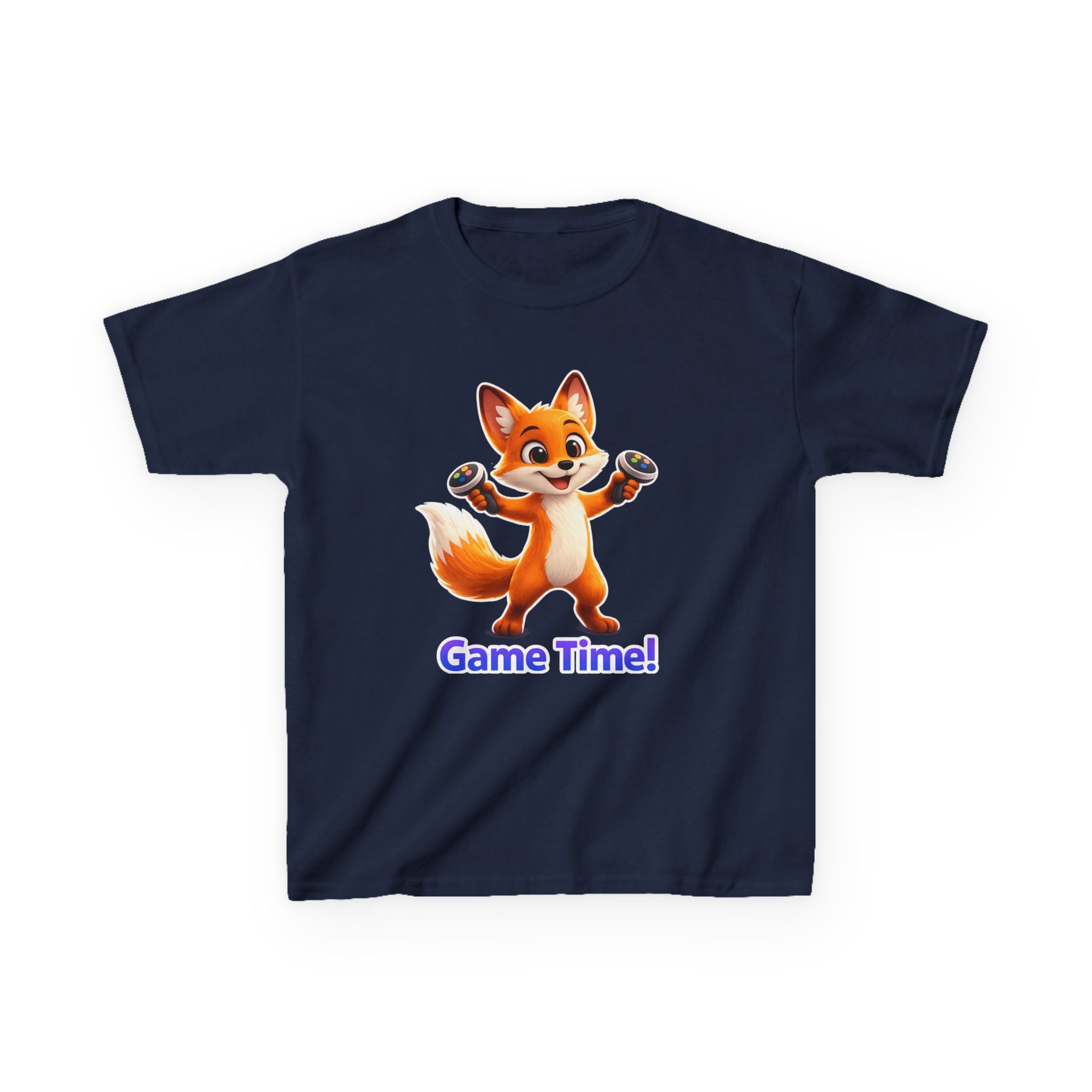 Kids Gamer T-Shirt – Fox Game Time Graphic Tee