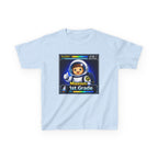 Kids Gaming T-Shirt — 'Mission: 1st Grade' Level Up Astronaut Graphic Tee