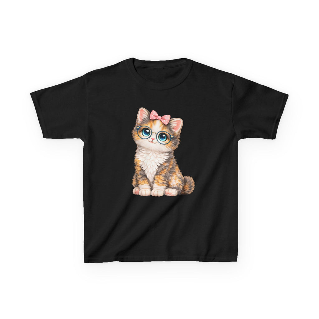 Kids Cat T-Shirt – Big-Eyed Kitten Graphic Tee