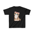 Kids Cat T-Shirt – Big-Eyed Kitten Graphic Tee