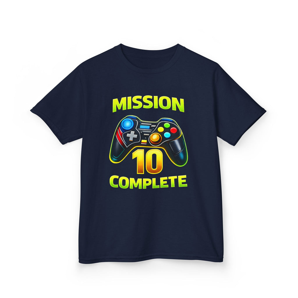 Kids Gamer T-Shirt – Mission Complete Graphic Tee