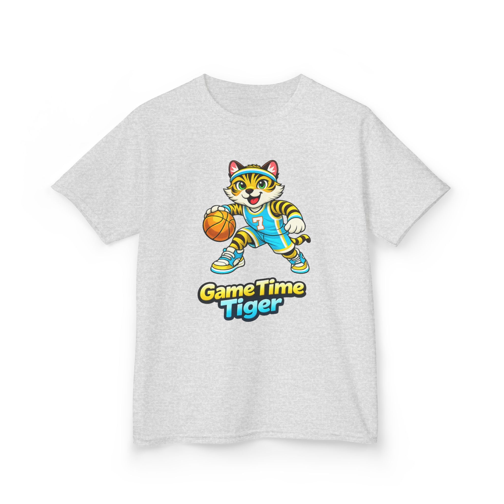 Kids Basketball Tiger T-Shirt – Game Time Graphic Tee