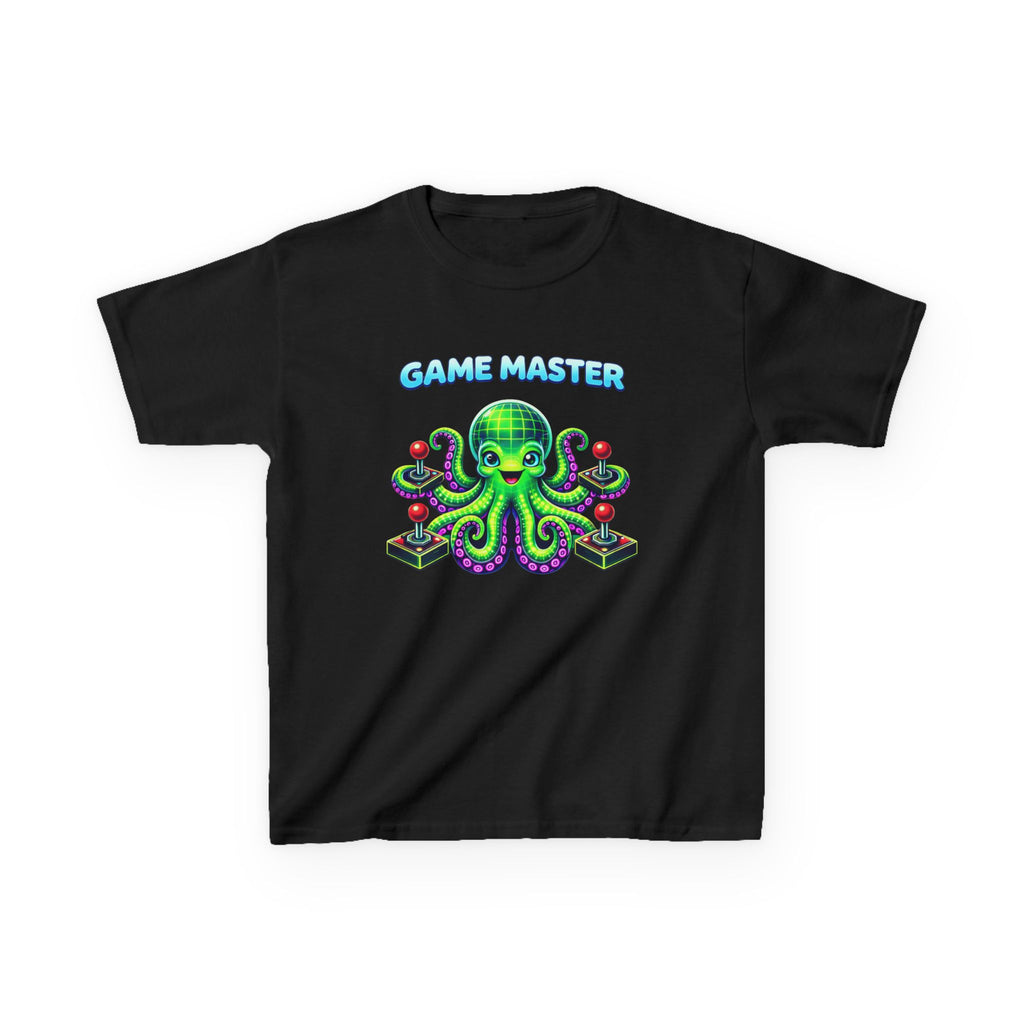 Kids Gaming T-Shirt — 'Game Master' Octopus Gamer Graphic Tee