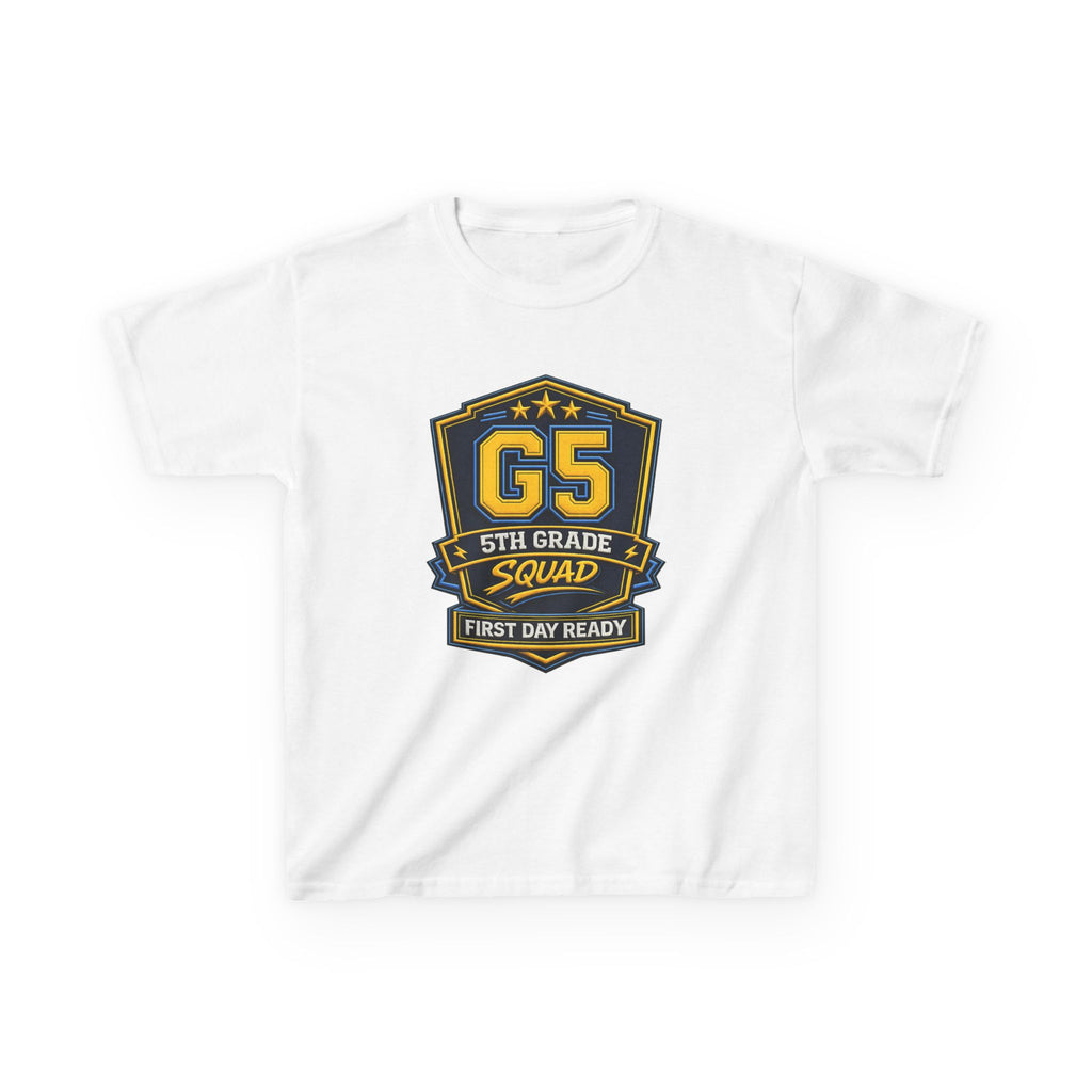 Kids 5th Grade T-Shirt — 'G5 First Day Ready' Back-to-School Graphic Tee