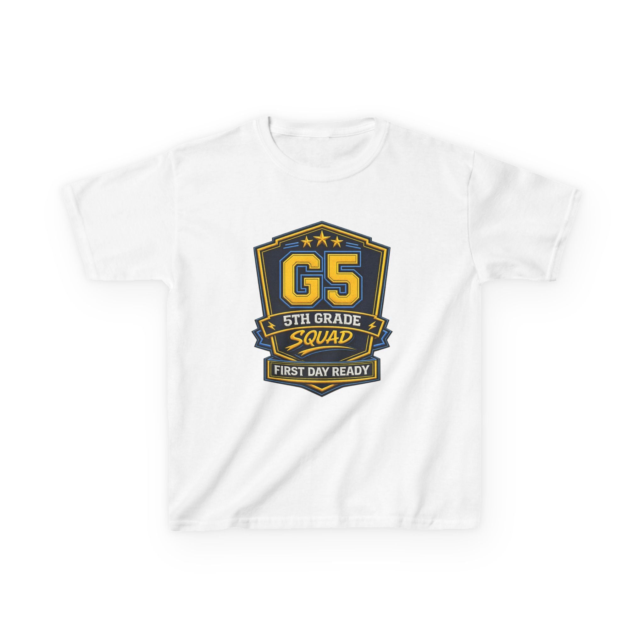 Kids 5th Grade T-Shirt — 'G5 First Day Ready' Back-to-School Graphic Tee