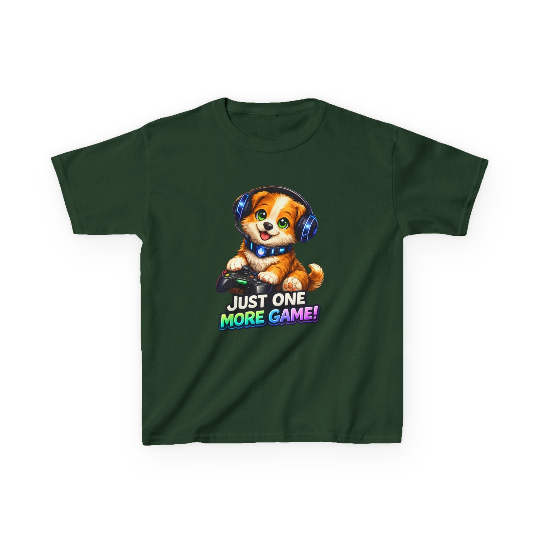 Kids Gamer T-Shirt – Just One More Game Graphic Tee