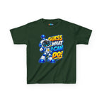 Kidxtr™ Kids Robot T-Shirt — 'Guess What I Can Do' Robot Graphic Tee