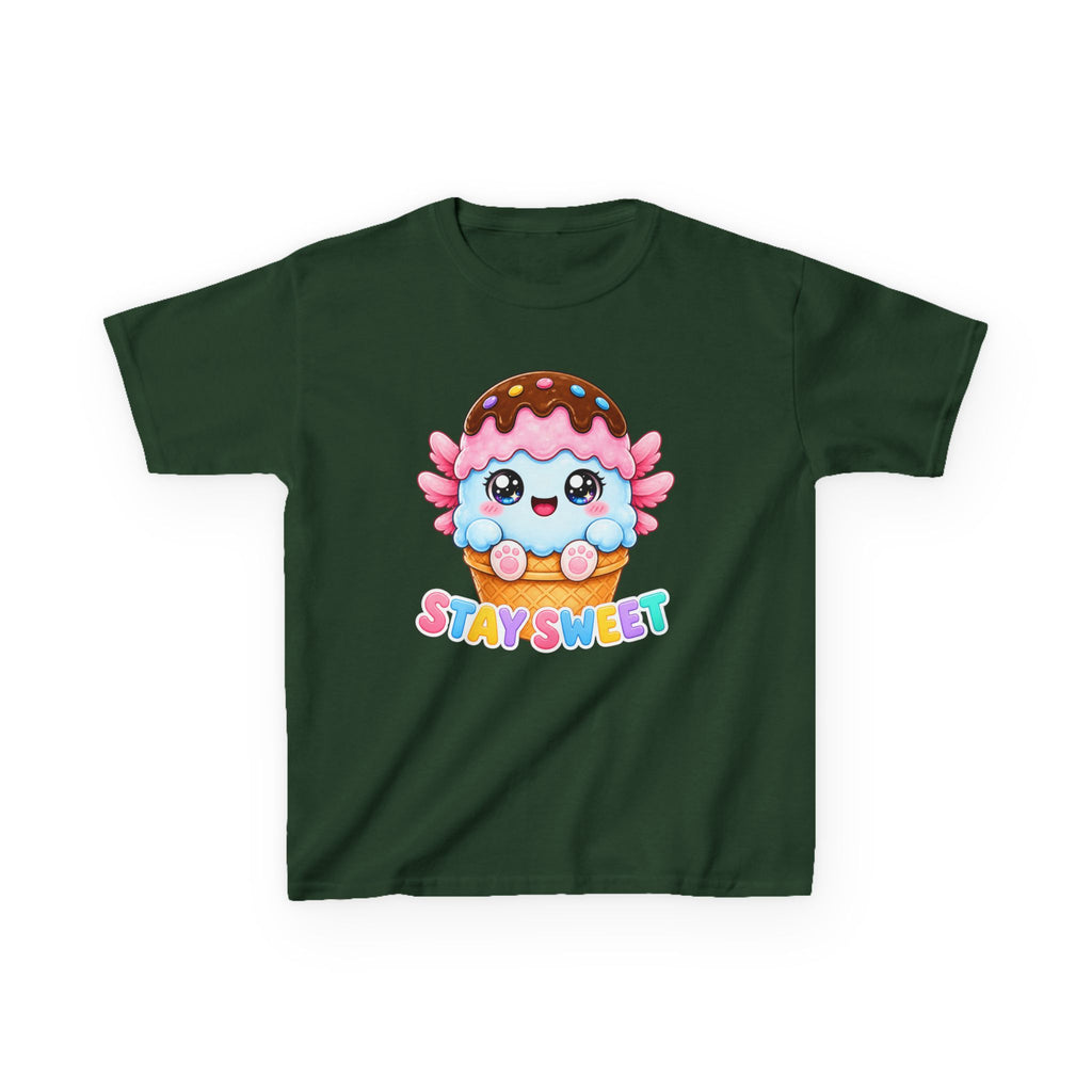 Kids Tee — Kawaii Ice Cream 'Stay Sweet' Graphic