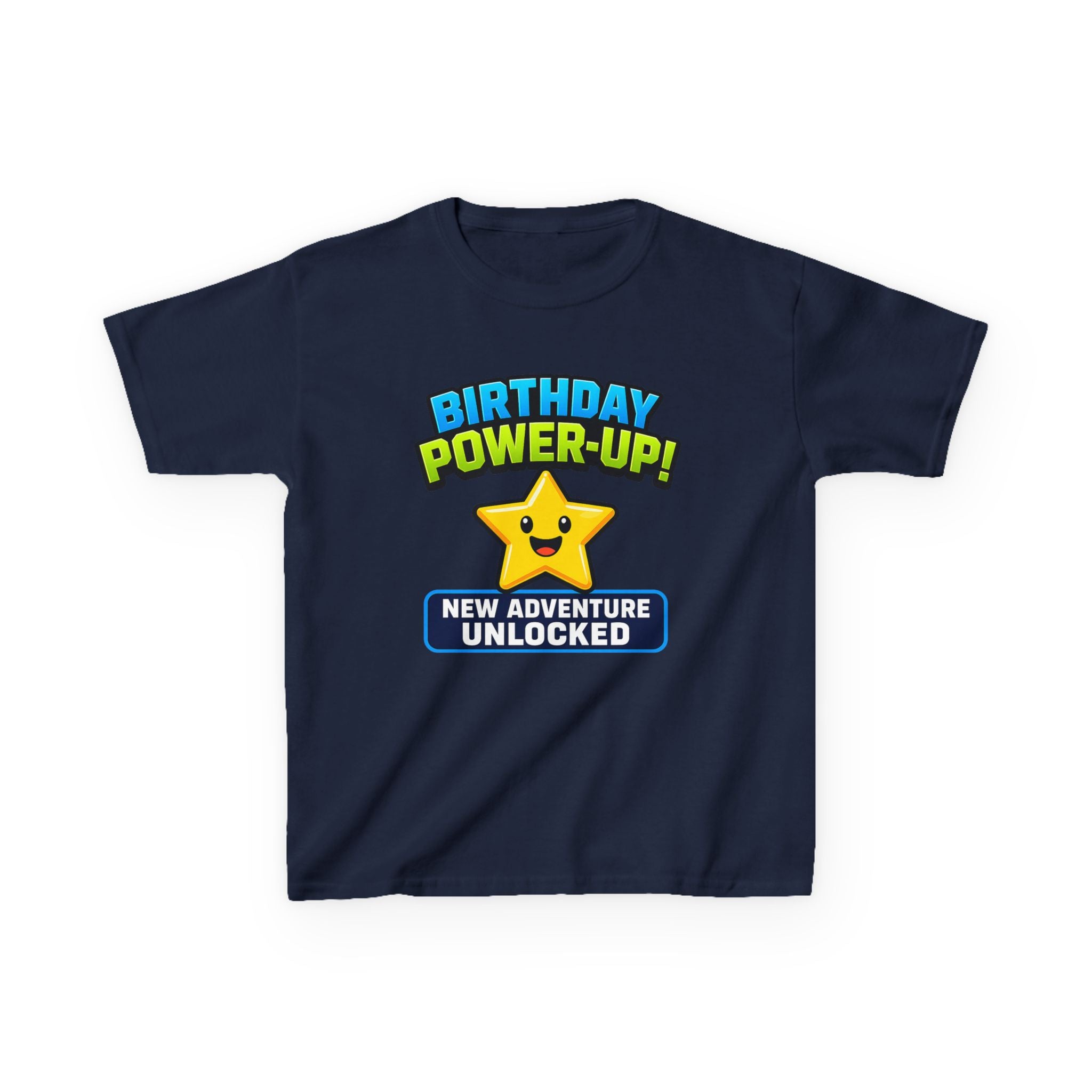 Kids Birthday Gamer T-Shirt – Level Up Graphic Tee