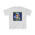 Kids Gaming T-Shirt — 'Mission: 1st Grade' Level Up Astronaut Graphic Tee