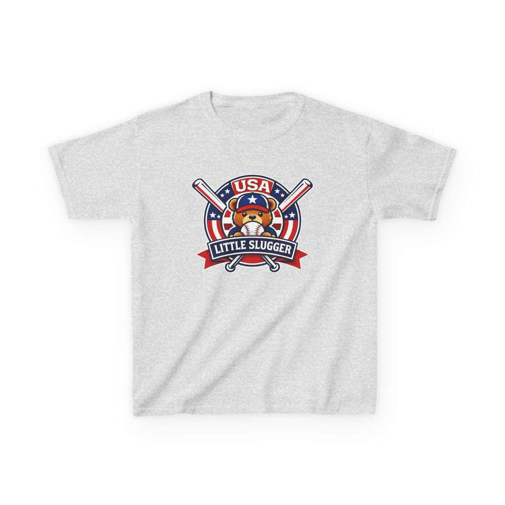 Kids Baseball T-Shirt — 'Little Slugger' USA Baseball Graphic Tee