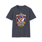 All-Star Gamer Dad T-Shirt — Patriotic Eagle Gaming Graphic Tee