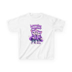 Kids Fox T-Shirt — 'Learning Together' Purple Fox Friends Graphic Tee
