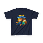 Kids Teamwork T-Shirt — 'Team Awesome!' High-Five Bear & Otter Graphic Tee