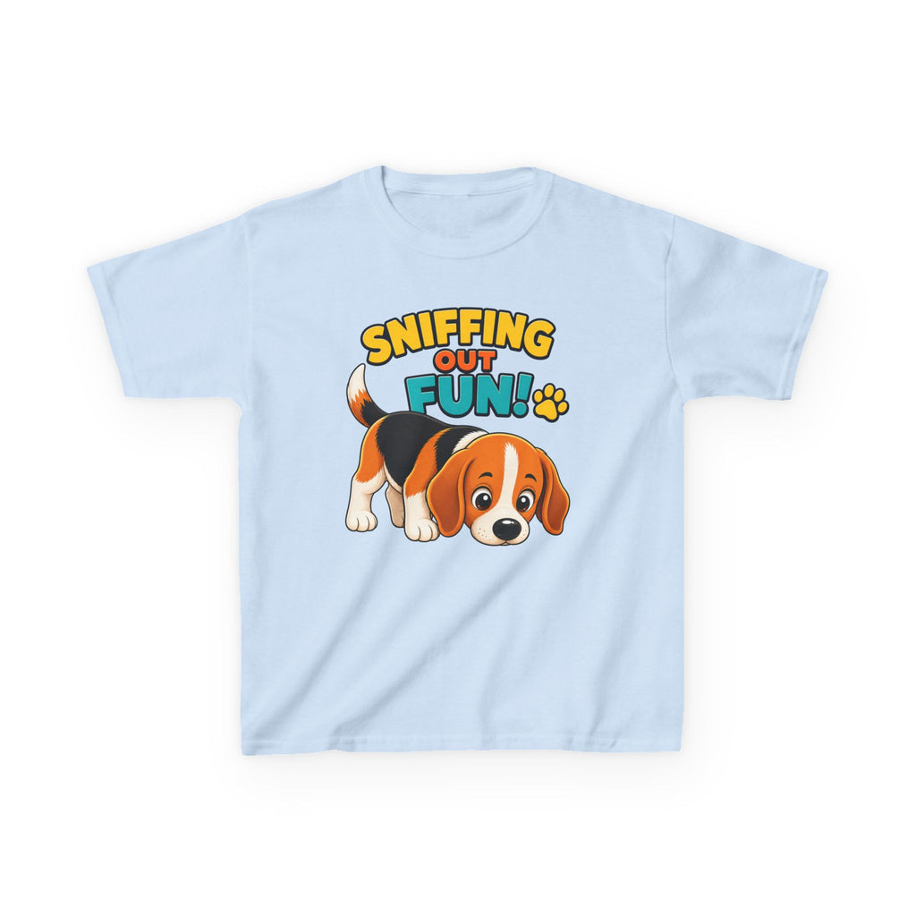 Kids Puppy Dog T-Shirt — 'Sniffing Out Fun!' Cute Puppy Graphic Tee