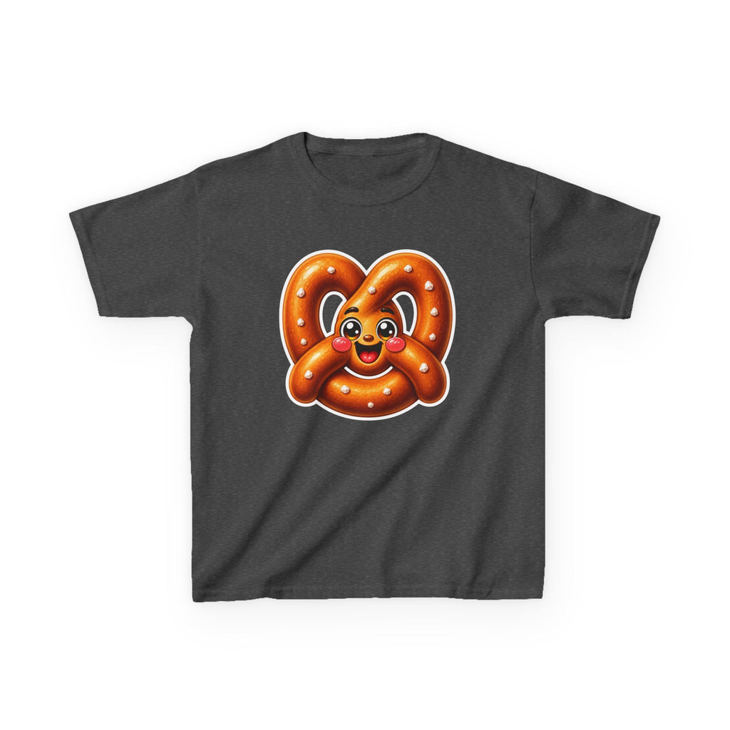 Kids Pretzel T-Shirt — 'Twisted & Tasty' Cute Smiling Snack Graphic Tee