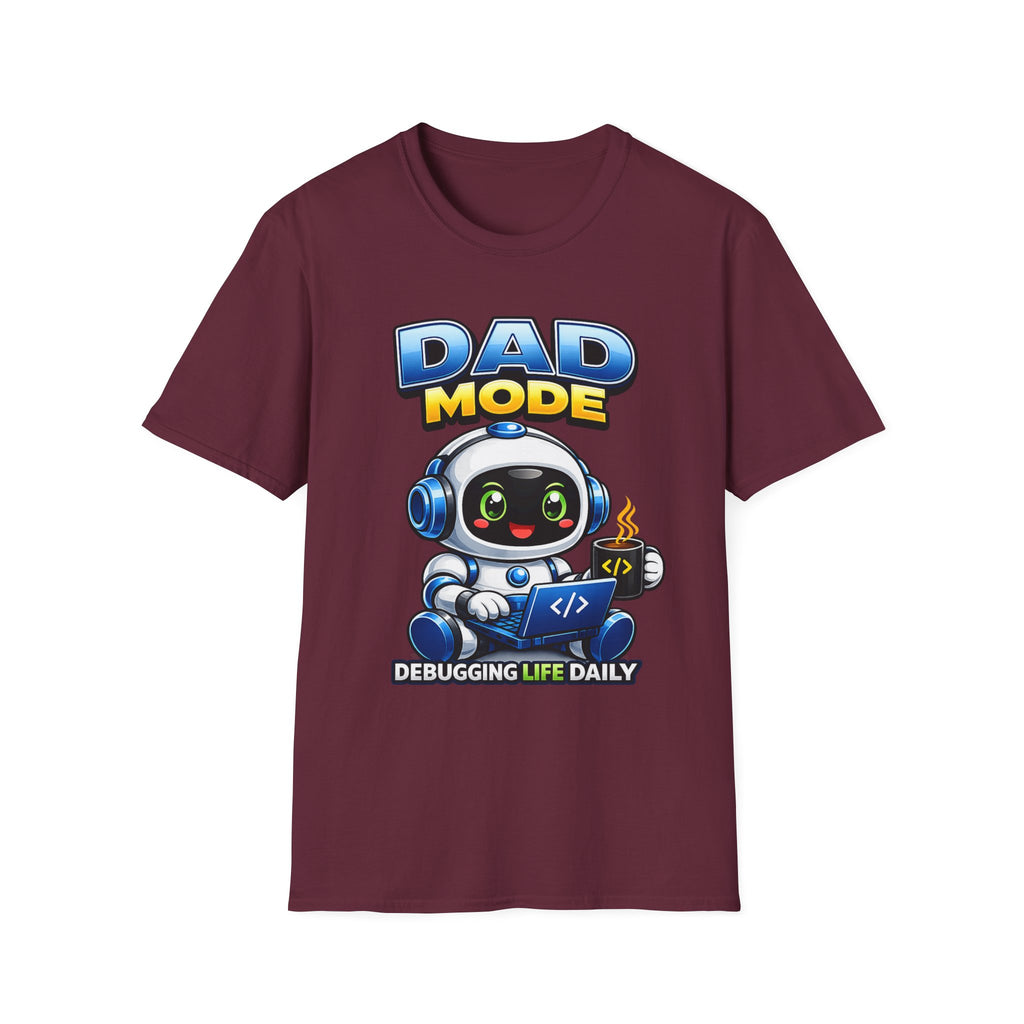 Dad Coding Robot T-Shirt – Support Crew Graphic Tee