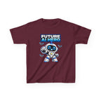 Kids Robot T-Shirt — 'Future AI Hero' Cute Robot STEM Graphic Tee