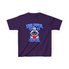 Kids Robot T-Shirt — 'Helpful Is Cool' Heart Graphic Tee